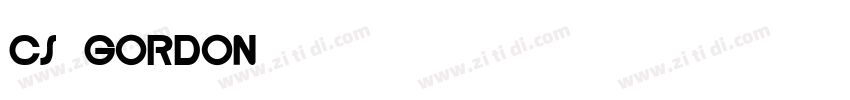 CS GORDON字体转换